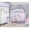 OptimaBaby Bumperless 8PCS Pink Little Puppy Girl Baby Bedding Set Including Mobile and Lamp Shade